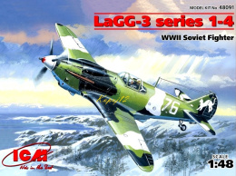 MODEL plastikowego samolotu LaGG-3 series 1-4: Farby, mata, klej, narzędzia