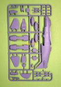 MODEL plastikowego samolotu LaGG-3 series 1-4: Podkład, farby, klej, pędzle