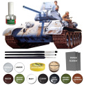 MODEL plastikowy czołgu do sklejania Tank T-34/76 +klej, podkład, lakier, farby akrylowe modelarskie, wash, 3 pędzelki...