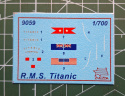 MODEL do sklejania statku TITANIC w skali 1:700 + zestaw farb, podkład, lakier, wash..