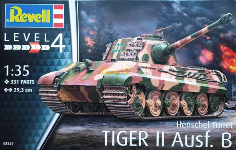 PANZER Tiger II Ausf .B King Tiger zestaw z matą modelarską A3, farbami, klejem, pędzelkami, taśmą.... Ardeny 1944 rok. PANZER Tiger II Ausf .B King Tiger zestaw z matą modelarską A3, farbami, klejem, pędzelkami, taśmą.... Ardeny 1944 rok.