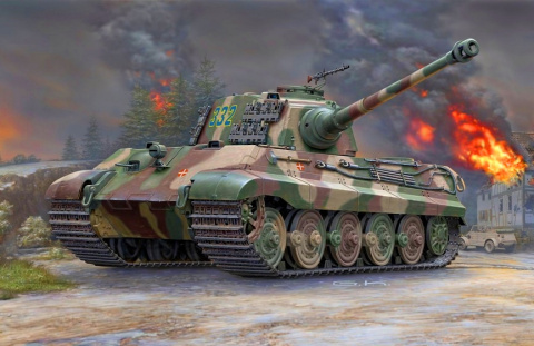 PANZER Tiger II Ausf .B King Tiger zestaw z matą modelarską A3, farbami, klejem, pędzelkami, taśmą.... Ardeny 1944 rok. PANZER Tiger II Ausf .B King Tiger zestaw z matą modelarską A3, farbami, klejem, pędzelkami, taśmą.... Ardeny 1944 rok.