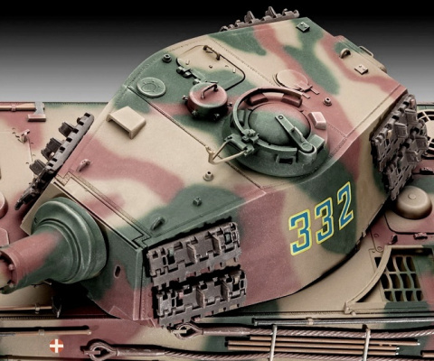 PANZER Tiger II Ausf .B King Tiger zestaw z matą modelarską A3, farbami, klejem, pędzelkami, taśmą.... Ardeny 1944 rok. PANZER Tiger II Ausf .B King Tiger zestaw z matą modelarską A3, farbami, klejem, pędzelkami, taśmą.... Ardeny 1944 rok.