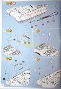 PANZER Tiger II Ausf .B King Tiger zestaw z matą modelarską A3, farbami, klejem, pędzelkami, taśmą.... Ardeny 1944 rok.
