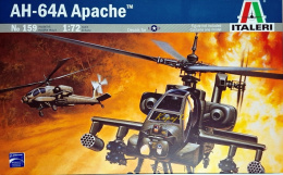 AH-64A APACHE Amerykański szturmowy śmigłowiec Model do sklejania+Mata,farby, lakier, klej, pędzle, narzędzia