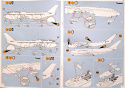 BOEING 747-8 duży plastikowy model do sklejania samolotu pasażerskiego + farby....