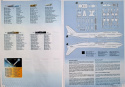 BOEING 747-8 duży plastikowy model do sklejania samolotu pasażerskiego + farby, klej, 3 pędzelki, podkład....