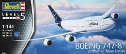 BOEING 747-8 duży plastikowy model do sklejania samolotu pasażerskiego + mata modelarska A3 ,farby klej, 3 pędzelki, podkład....