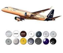 EMBRAER 190 Pasażerski samolot plastikowy model do sklejania samolotu Revell