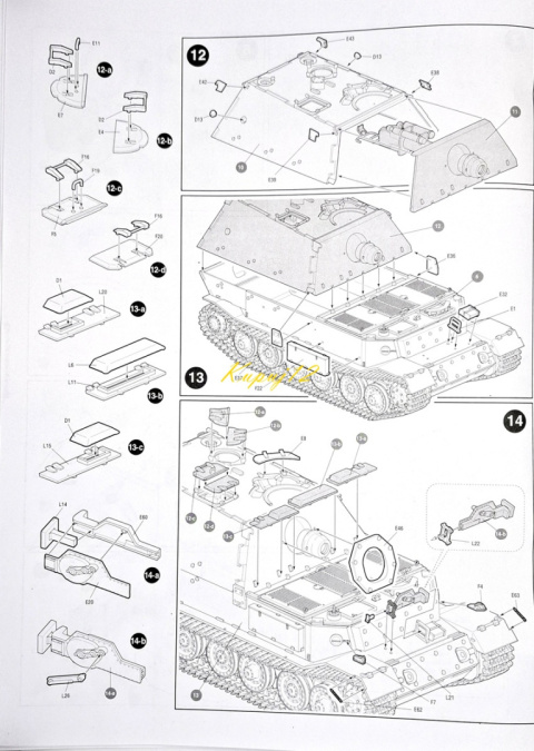 FERDINAD SD.KFZ.184 Niemieckie działo plastikowy model do sklejania FERDINAD SD.KFZ.184 Niemieckie działo plastikowy model do sklejania