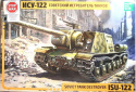 ISU-122 RADZIECKI niszczyciel czołgów plastikowy model do sklejania +Farby