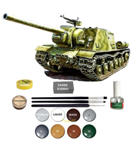 ISU-122 RADZIECKI niszczyciel czołgów plastikowy model do sklejania