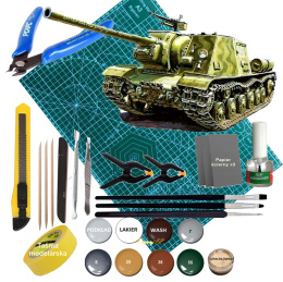 ISU-122 RADZIECKI niszczyciel czołgów plastikowy model do sklejania