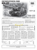 ISU-122 RADZIECKI niszczyciel czołgów plastikowy model do sklejania