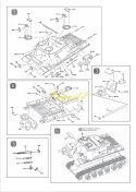 ISU-122 RADZIECKI niszczyciel czołgów plastikowy model do sklejania