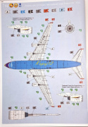 Model do sklejania samolotu Antonow An-124 Ruslan Zestaw: Mata, farby, lakier, wash, klej, pędzle, narzędzia