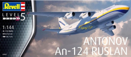 MODEL do sklejania samolotu Antonow An-124 Ruslan Zestaw: farba podkładowa, farby, lakier, wash