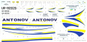 MODEL do sklejania samolotu Antonow An-124 Ruslan Zestaw: farba podkładowa, farby, lakier, wash