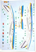 MODEL do sklejania samolotu Antonow An-124 Ruslan Zestaw: farba podkładowa, farby, lakier, wash