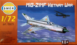 MODEL samolotu do sklejania Mig-21 Wietnam + mata modelarska A3, klej, podkład, farby, lakier, 3 pędzelki....