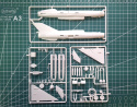 MODEL samolotu do sklejania Mig-21 Wietnam + mata modelarska A3, klej, podkład, farby, lakier, 3 pędzelki....