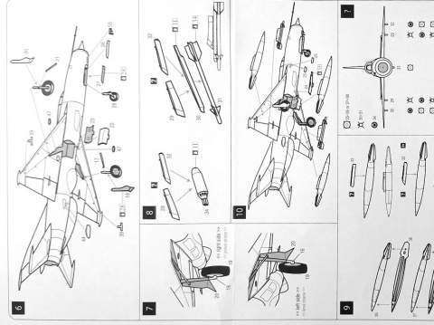 MODEL samolotu do sklejania Mig-21 Wietnam + mata modelarska A3, klej, podkład, farby, lakier, 3 pędzelki.... MODEL samolotu do sklejania Mig-21 Wietnam + mata modelarska A3, klej, podkład, farby, lakier, 3 pędzelki....