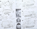 NIEMIECKI transporter opancerzony Hanomag Sdk.Fz.251 + klej, 3 pędzle, farby, podkład, lakier, skala 1:35