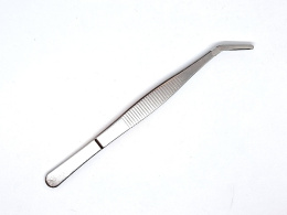 Pęseta metalowa modelarska zakrzywiona 24 cm