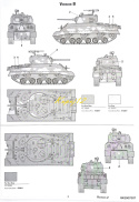SHERMAN M4A1 Amerykański czołg Plastikowy model Podkład, farby, klej pędzle