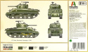 SHERMAN M4A1 Amerykański czołg Zestaw, mata, farby, klej pędzle, narzędzia