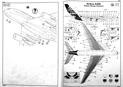 AIRBUS A380 NEW LIVERY plastikowy model do sklejania samolotu pasażerskiego + klej, 3 pędzle, podkład, farby.... AIRBUS A380 NEW LIVERY plastikowy model do sklejania samolotu pasażerskiego + klej, 3 pędzle, podkład, farby....