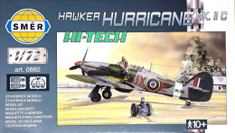 MODEL samolot do sklejania Hawker Hurricane MK.II C+Mata ,farby, klej, narzędzia
