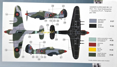 MODEL samolot do sklejania Hawker Hurricane MK.II C+Mata ,farby, klej, narzędzia MODEL samolot do sklejania Hawker Hurricane MK.II C+Mata ,farby, klej, narzędzia