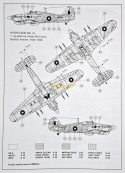 MODEL samolot do sklejania Hawker Hurricane MK.II C+Mata ,farby, klej, narzędzia