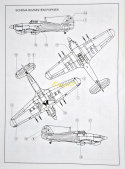 MODEL samolot do sklejania Hawker Hurricane MK.II C+Mata ,farby, klej, narzędzia
