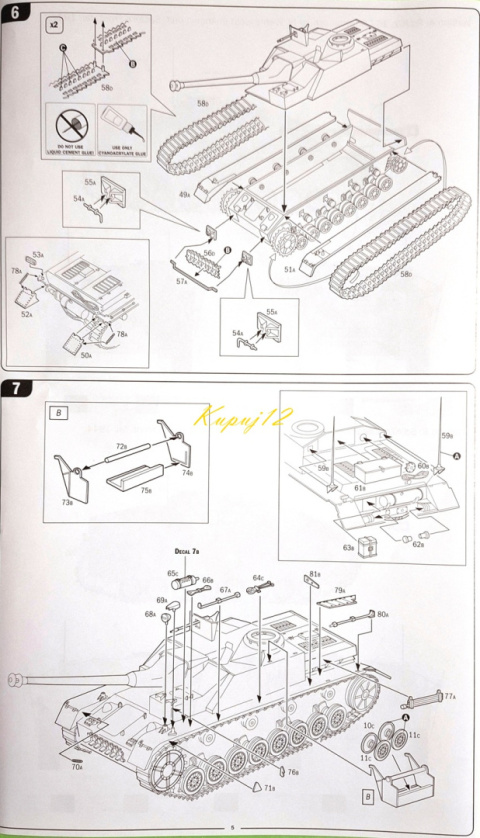 NIEMIECKIE działo samobieżne Sd.Kfz.167 plastikowy model do sklejania Italeri skala 1 35 NIEMIECKIE działo samobieżne Sd.Kfz.167 plastikowy model do sklejania Italeri skala 1 35