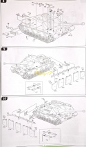 NIEMIECKIE działo samobieżne Sd.Kfz.167 plastikowy model do sklejania Italeri skala 1 35