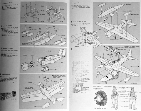 NAKAJIMA A6M2-N plastikowy model do sklejania samolotu+ mata modelarska A3, klej, pędzel x3, farby, lakier NAKAJIMA A6M2-N plastikowy model do sklejania samolotu+ mata modelarska A3, klej, pędzel x3, farby, lakier