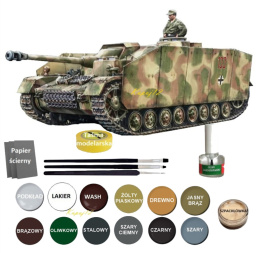 NIEMIECKIE działo samobieżne Sd.Kfz.167 plastikowy model do sklejania Italeri skala 1 35