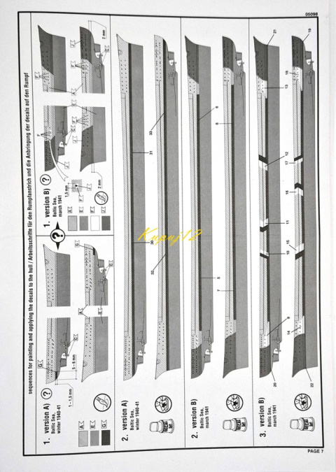 OKRĘT, niemiecki pancernik , Bismarck skala 1:700+ zestaw farb modelarskich z fabą podkładową.... OKRĘT, niemiecki pancernik , Bismarck skala 1:700+ zestaw farb modelarskich z fabą podkładową....