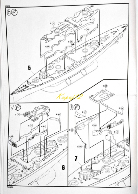 OKRĘT, niemiecki pancernik , Bismarck skala 1:700+ zestaw farb modelarskich z fabą podkładową.... OKRĘT, niemiecki pancernik , Bismarck skala 1:700+ zestaw farb modelarskich z fabą podkładową....