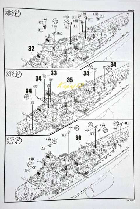 OKRĘT, niemiecki pancernik , Bismarck skala 1:700+ zestaw farb modelarskich z fabą podkładową.... OKRĘT, niemiecki pancernik , Bismarck skala 1:700+ zestaw farb modelarskich z fabą podkładową....