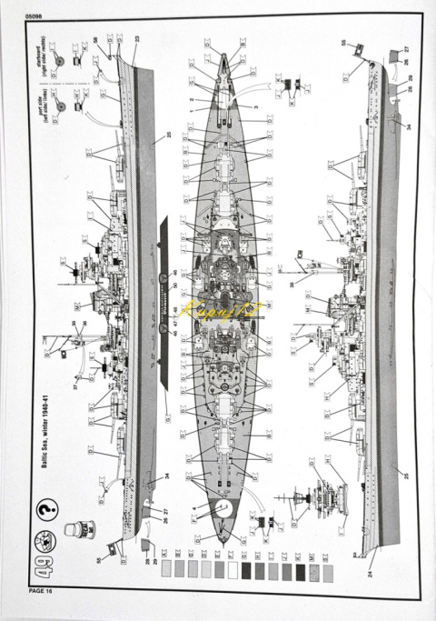 OKRĘT, niemiecki pancernik , Bismarck skala 1:700+ zestaw farb modelarskich z fabą podkładową.... OKRĘT, niemiecki pancernik , Bismarck skala 1:700+ zestaw farb modelarskich z fabą podkładową....