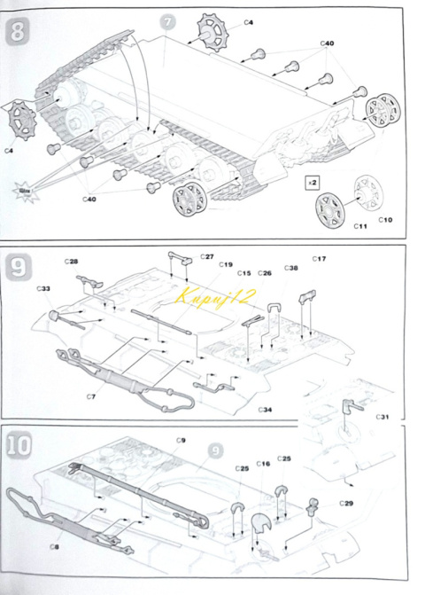 KING Tiger Ausf. B Niemiecki ciężki czołg Zestaw: mata farby, lakier, klej, pędzle KING Tiger Ausf. B Niemiecki ciężki czołg Zestaw: mata farby, lakier, klej, pędzle