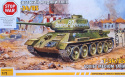 MODEL T-34/85 radziecki czołg Zestaw: farby, podkład, klej, lakier, wash....