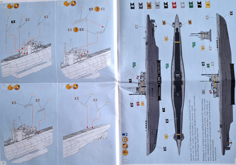 MODEL okrętu podwodnego U-Boot TYPE VII C/41 skala 1:350 +mata A3, farby modelarskie, faba podkładowa, klej, pędzle... MODEL okrętu podwodnego U-Boot TYPE VII C/41 skala 1:350 +mata A3, farby modelarskie, faba podkładowa, klej, pędzle...
