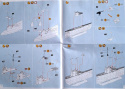MODEL okrętu podwodnego U-Boot TYPE VII C/41 skala 1:350 + zestaw farb modelarskich z fabą podkładową, klej, pędzel 3 szt