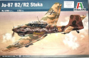 MODEL samolot do sklejania Junkers Ju-87 B2R2 Stuka+ podkład, farby, lakier, wash