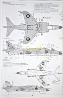 MODEL samolot do sklejania Royal Navy Sea Harrier FRS.1+ mata, podkład, farby,klej, farby