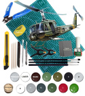 MODEL śmigłowca Bell UH-1B Huey+ mata, klej, pędzle, farby, lakier, wash